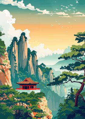 Wulingyuan travel poster