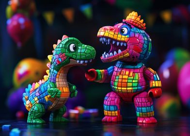 Colorful Dinosaur Toys