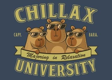 Capybara Chill University