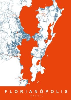 MAP FLORIANOPOLIS BRASIL