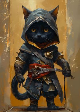 Cute Cat Warrior