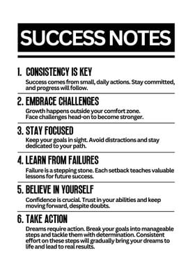 Success Notes