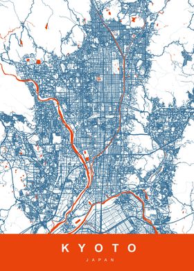MAP KYOTO JAPAN