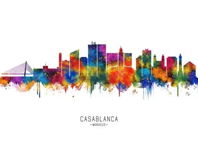 Casablanca Morocco Skyline