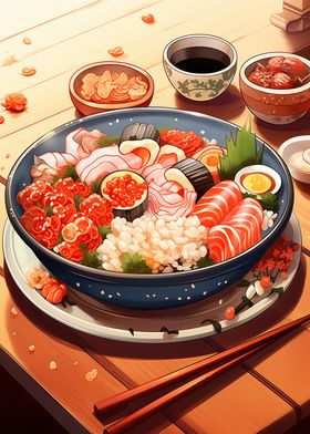 Japanese Seafood Bowl