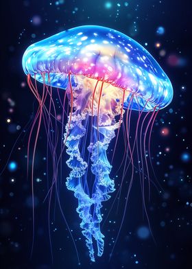 Neon Jellyfish