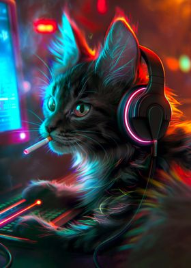 Cool Cat Gamer