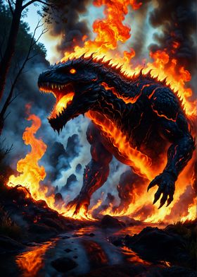 Fiery Dragon Creature