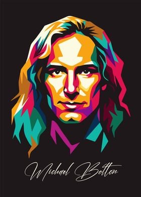 Michael Bolton Pop Art Portrait