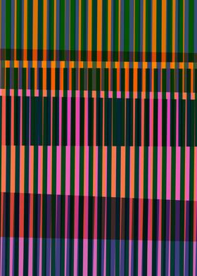 Bold Abstract Stripes in Vibrant Colors | Modern Geometric Art