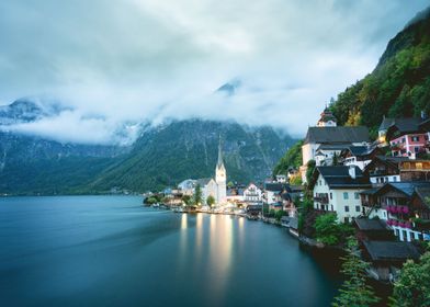 Hallstatt Cityscape 