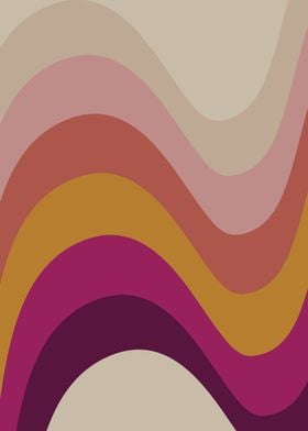 Abstract Wavy Pattern