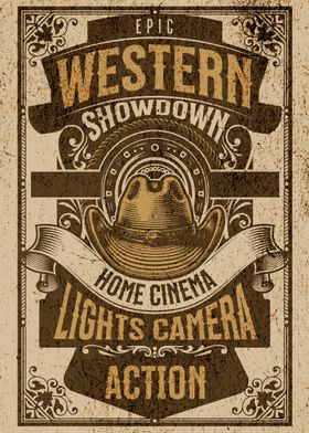 Western Showdown Poster