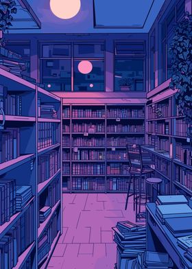 Bookstore at Night