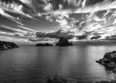 Es Vedra in Ibiza seascape landscape