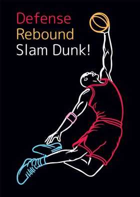 Basketball Slam Dunk