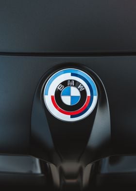 BMW Logo on Black Background