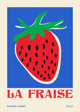 La Fraise Strawberry Art