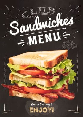 Club Sandwich Menu