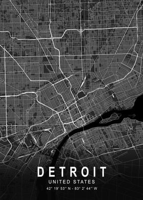 Detroit Dark Map