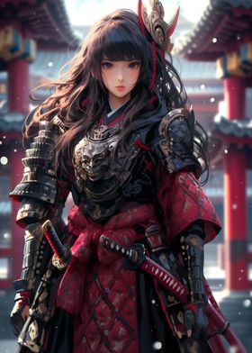 Samurai Anime Girl