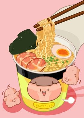 Cute Ramen Cup Noodles