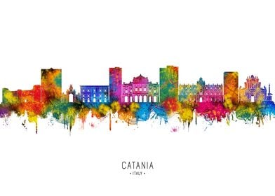 Catania Italy Skyline