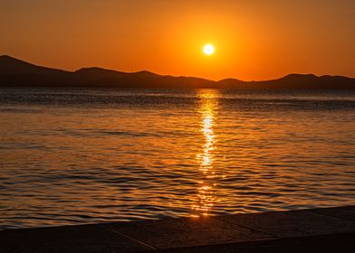 Sunset in Zadar