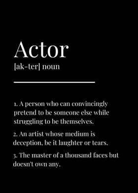 Funny Actor Definition