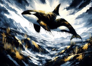 Golden Orca Leap