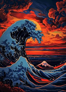 Great Wave Sunset