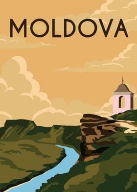 Moldova Travel Poster