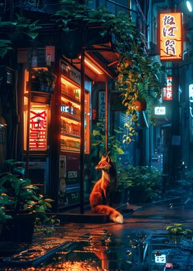 Fox Neon Rain Shelter