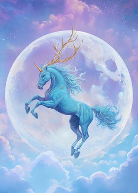 Blue Unicorn Moon