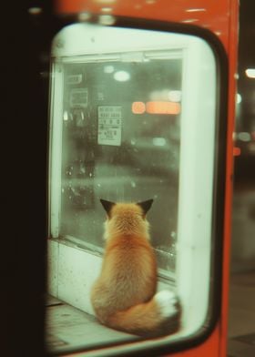 Fox lost in train