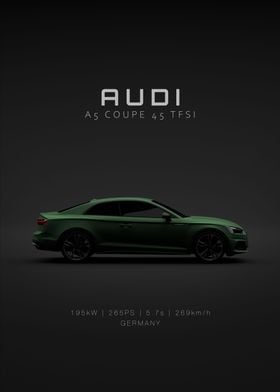 Audi A5 Coupe Green Specs