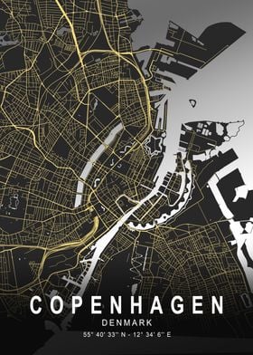 Copenhagen Silver Map