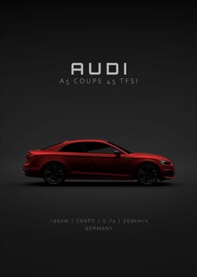 Audi A5 Coupe Red Specs