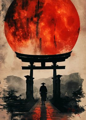 Red Moon Gate Samurai 