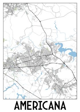 Americana City Map