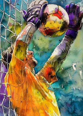 Soccer Goalkeeper Save