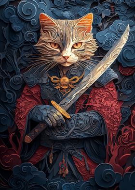 Samurai Cat