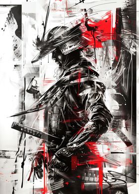 Samurai Warrior Art Print