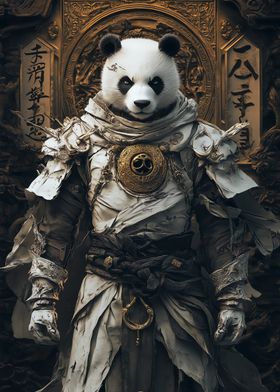 Panda Samurai Warrior