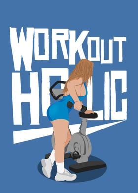 Workout Holic Illustration