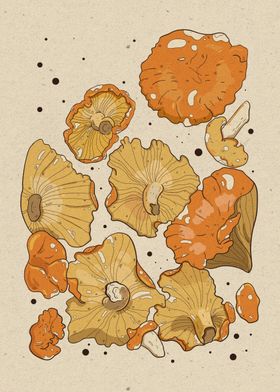 Orange Mushroom