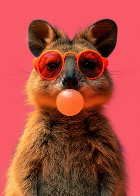 Cool Quokka with Sunglasses