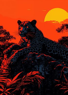 Black Panther Sunset