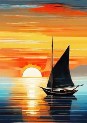 Sailboat Sunset