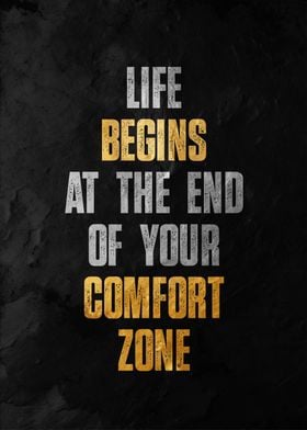 end your comfort zone